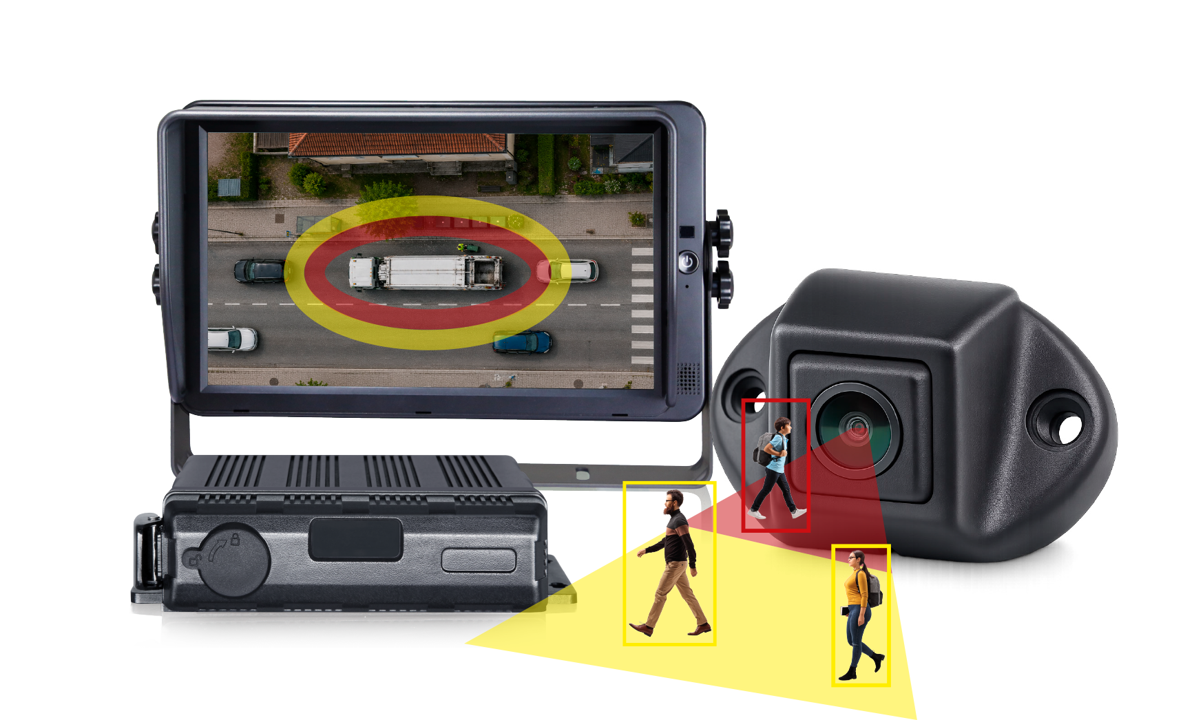 BV360Smart+ 360-system med monitor, kamera och centralenhet